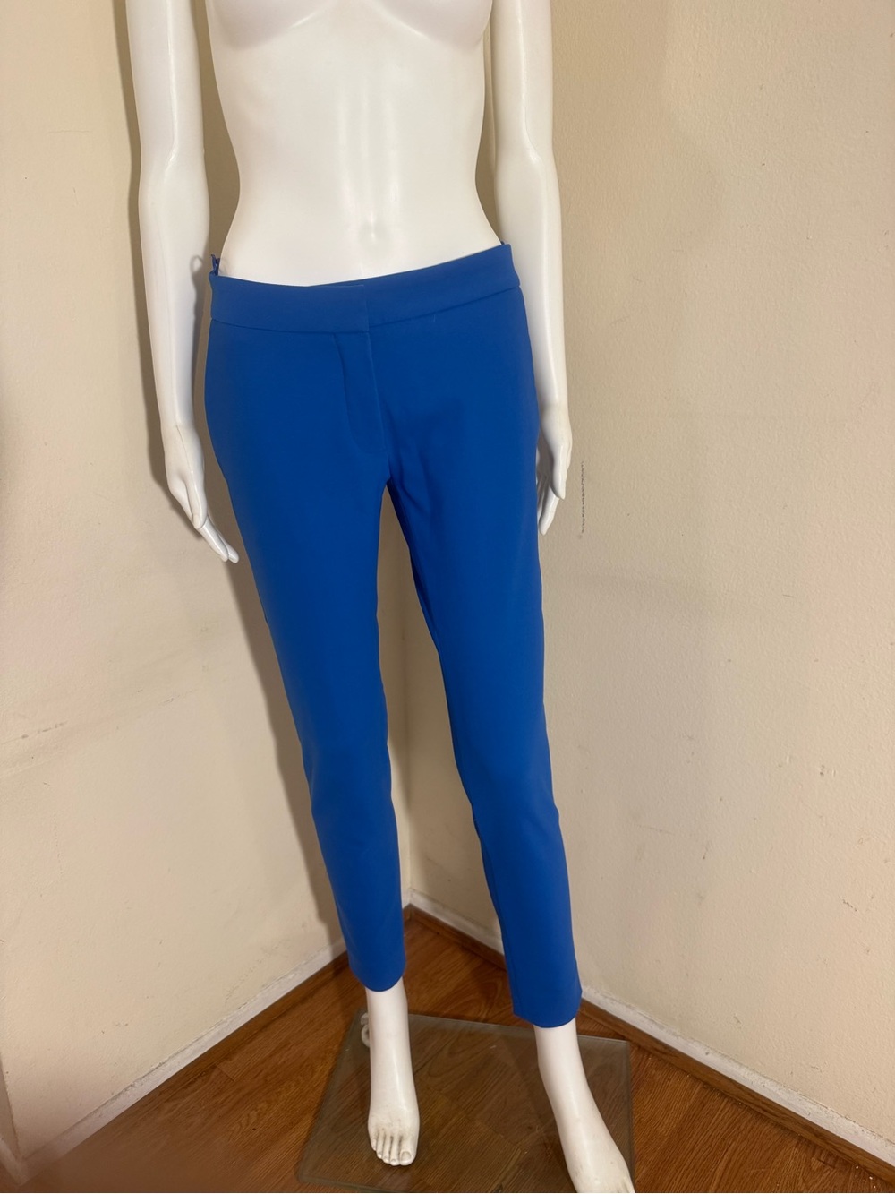 Stella McCartney Cobalt Blue Cropped Ponte Pants